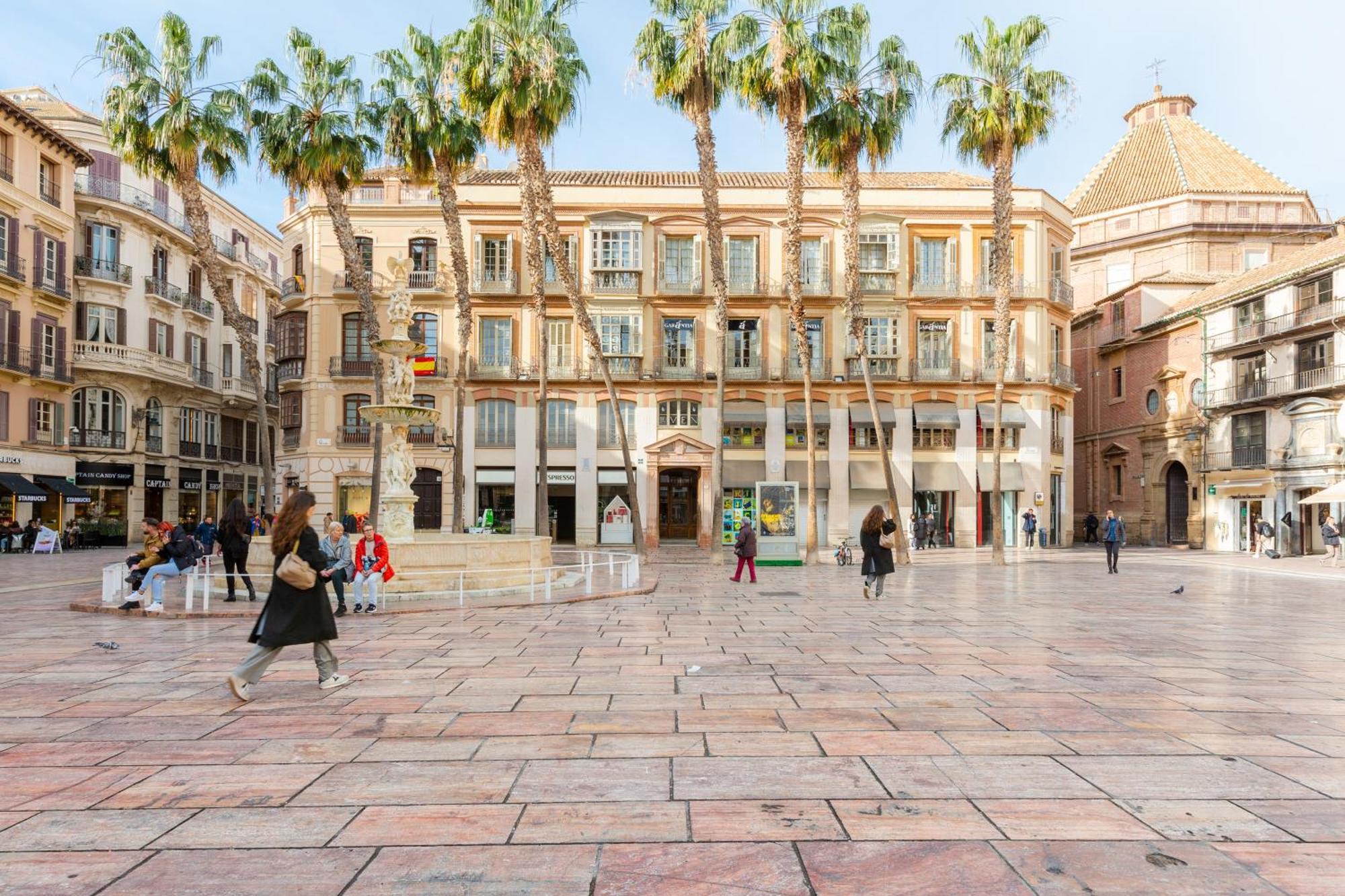 말라가 Plaza De La Constitucion 아파트 외부 사진